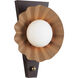 Furrow 1 Light 12 inch Peach Wall Sconce Wall Light