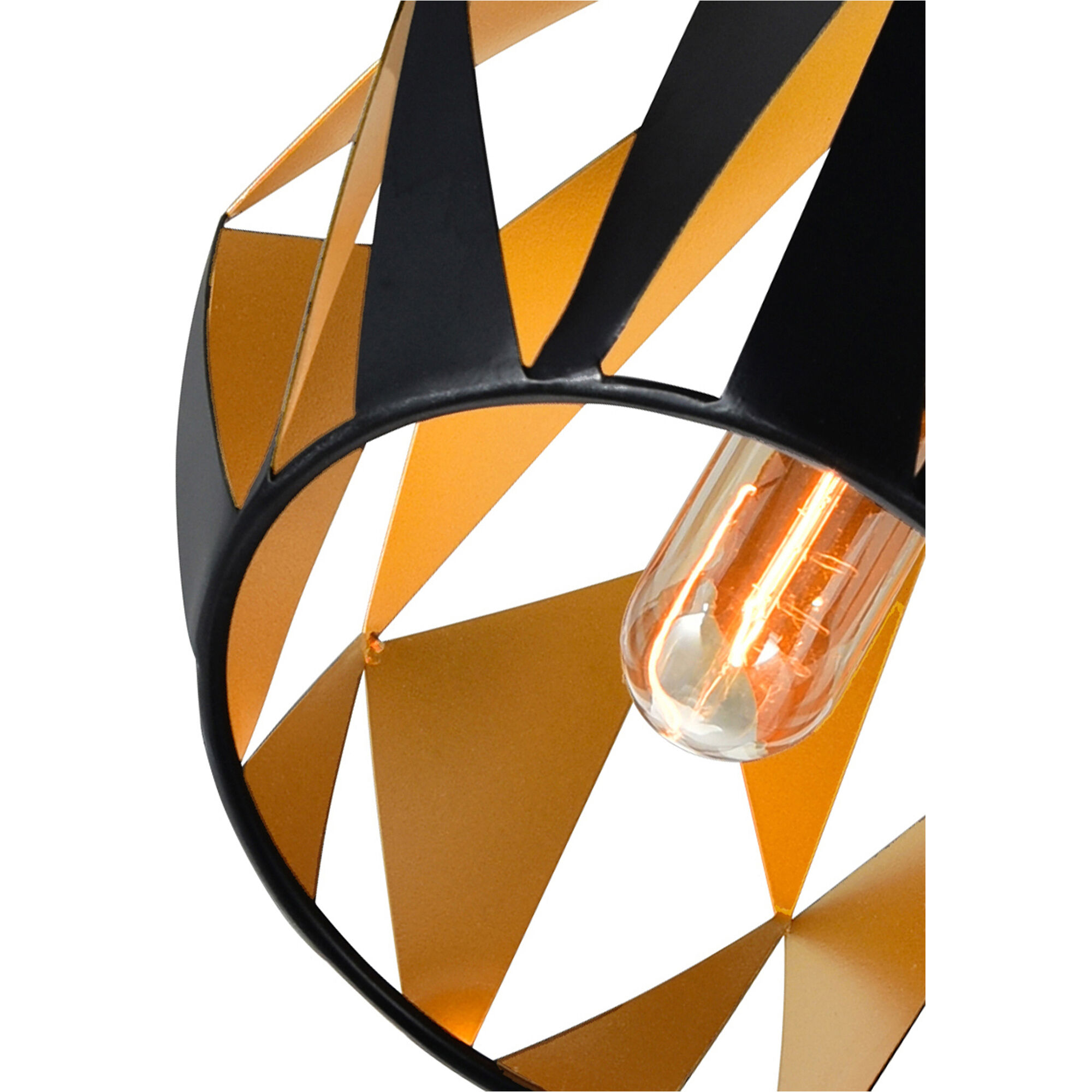 Oxide 1 Light 12 inch Black and Copper Down Pendant Ceiling Light