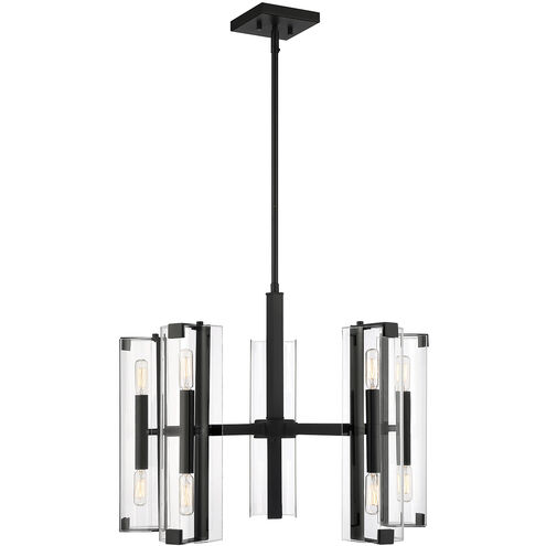 Winfield 10 Light 25 inch Matte Black Chandelier Ceiling Light, Essentials