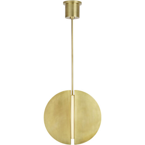 Sean Lavin Bau LED 18 inch Natural Brass Pendant Ceiling Light, Integrated LED