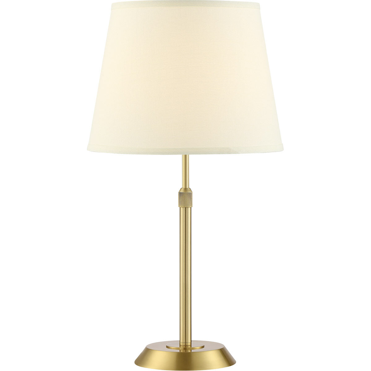 Attendorn 6 inch 100 watt Satin Brass Table Lamp Portable Light