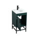 Eugene 19 X 18 X 33.5 inch Green Vanity Sink Set