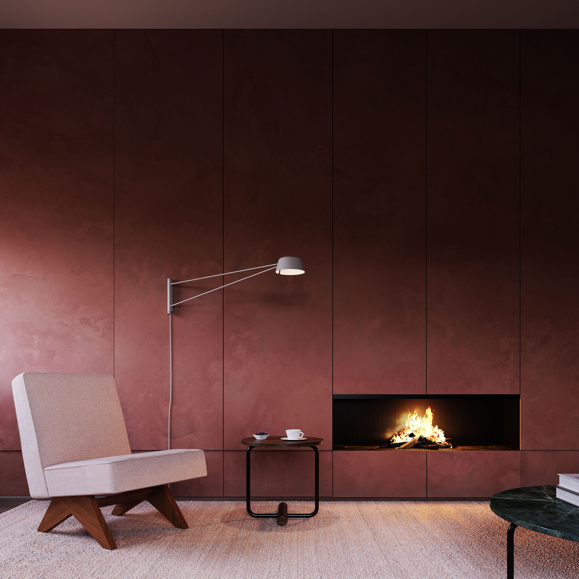 Ray 6.25 inch 9.00 watt Warm Gray Wall Lamp Wall Light