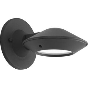 Strata LED LED 6 inch Black Outdoor Wall Lantern, Progress LED