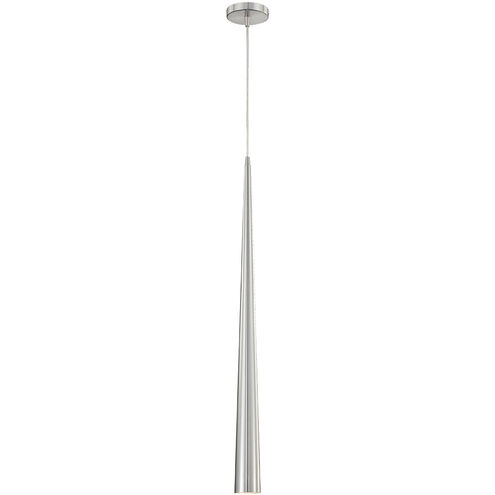 Sliver 1 Light 2.75 inch Polished Nickel Pendant Ceiling Light, Large