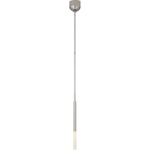 Kelly Wearstler Rousseau LED 4.5 inch Polished Nickel Pendant Ceiling Light in Etched Crystal