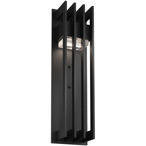 Avenue LED Textured Black Outdoor Sconce
