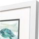 Tropical Current Blue and Green and Turquoise and White Framed Art, Propac