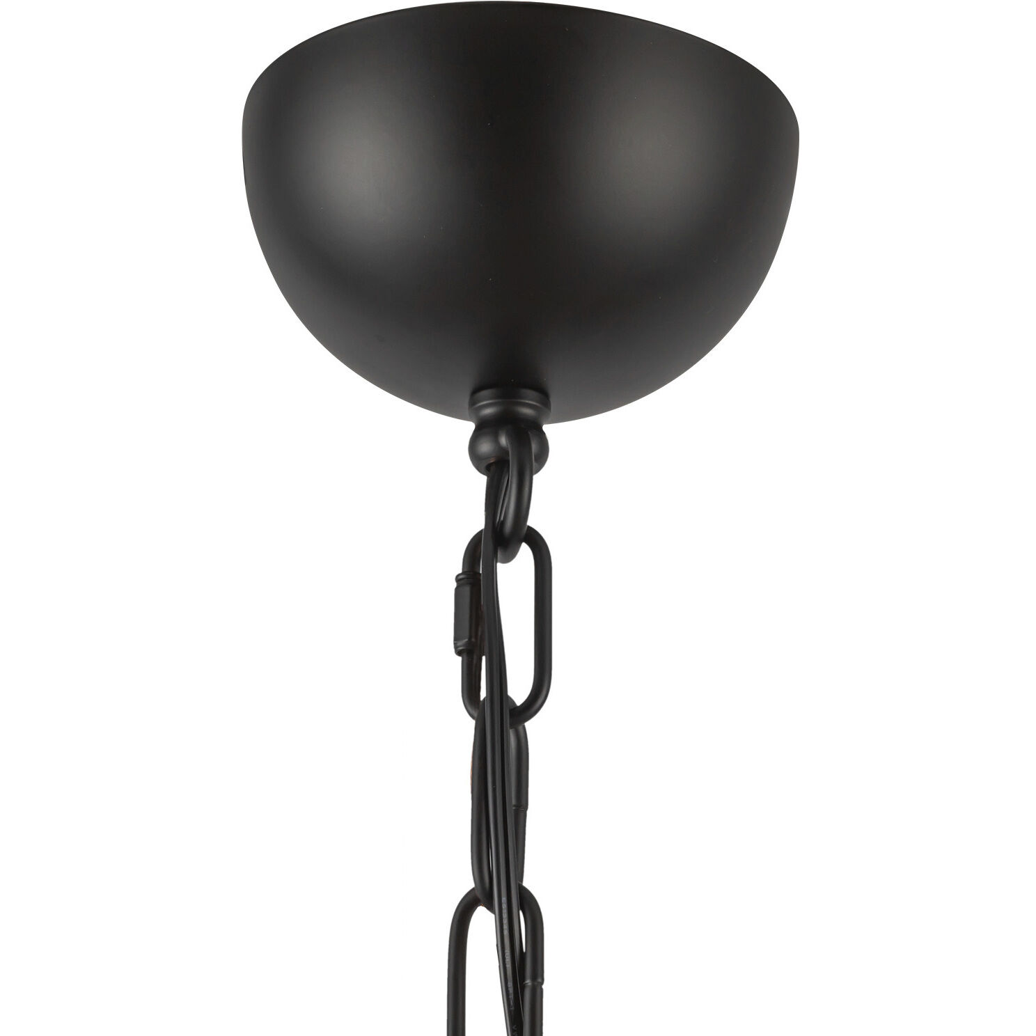 Alora Mood Effie 4 Light 27 inch Matte Black/Opal Glass Chandelier Ceiling Light