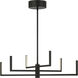 Articular LED 24.25 inch Coal Chandelier Ceiling Light