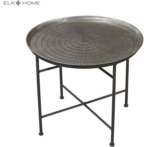Ignition 21 inch Pewter Accent Table