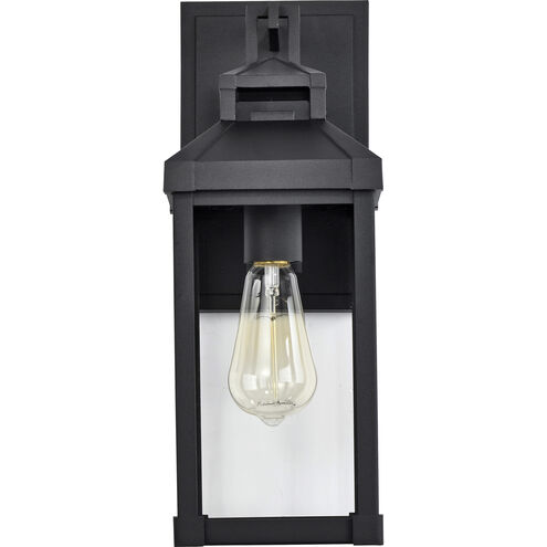 Corning 1 Light 16 inch Matte Black Outdoor Wall Sconce