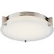 Matrix LED 11.8 inch Brushed Nickel Flush Mount Ceiling Light
