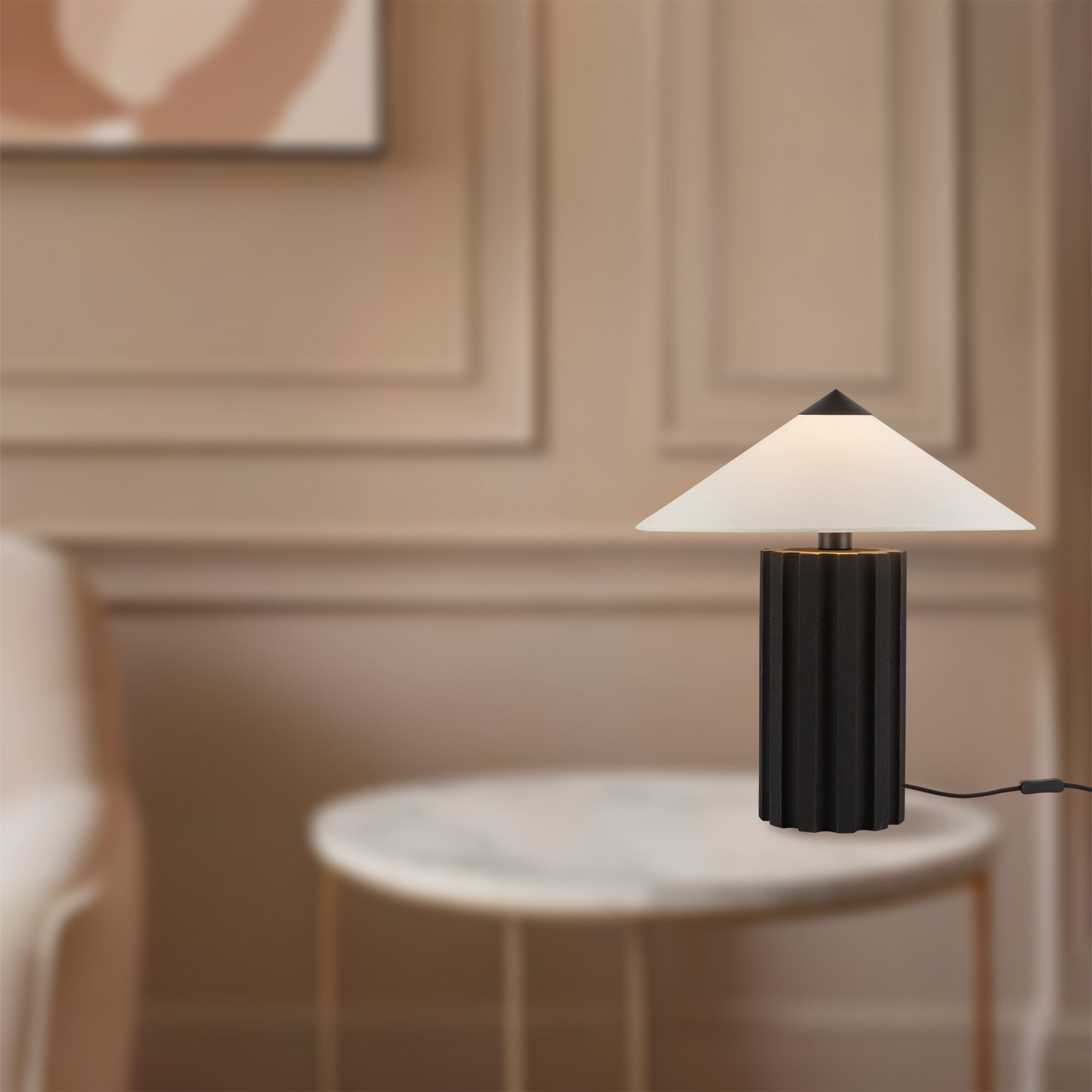 Alora Mood Ono 22.13 inch 1.00 watt Matte Black Table Lamp Portable Light