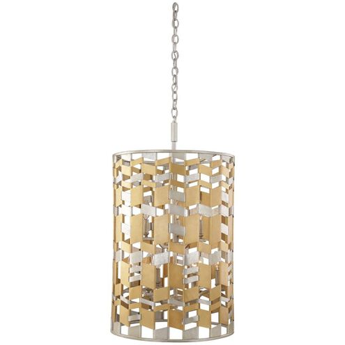 Broadway 9 Light 19 inch Jewel Metallic Foyer Light Ceiling Light