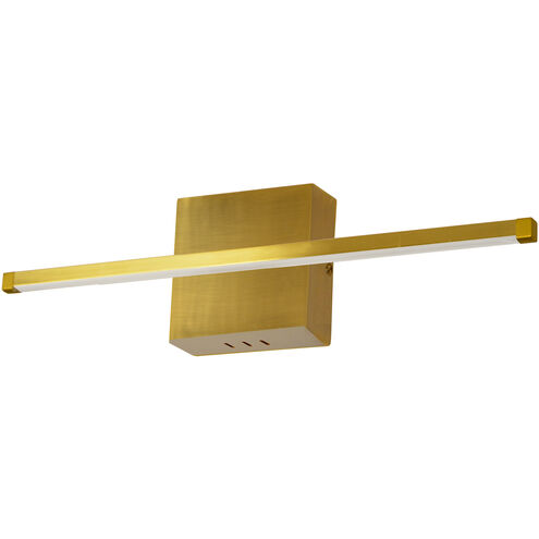 Array LED 24.5 inch Aged Brass Decorative Wall Sconce Wall Light, Decorative