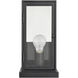 Foundation 1 Light 12 inch Matte Black Outdoor Wall Sconce