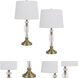 Eastham 25 inch 100.00 watt Antique Brass Table Lamp Set Portable Light, Pair