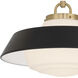 Xander 1 Light 16 inch Vibrant Gold Pendant Ceiling Light