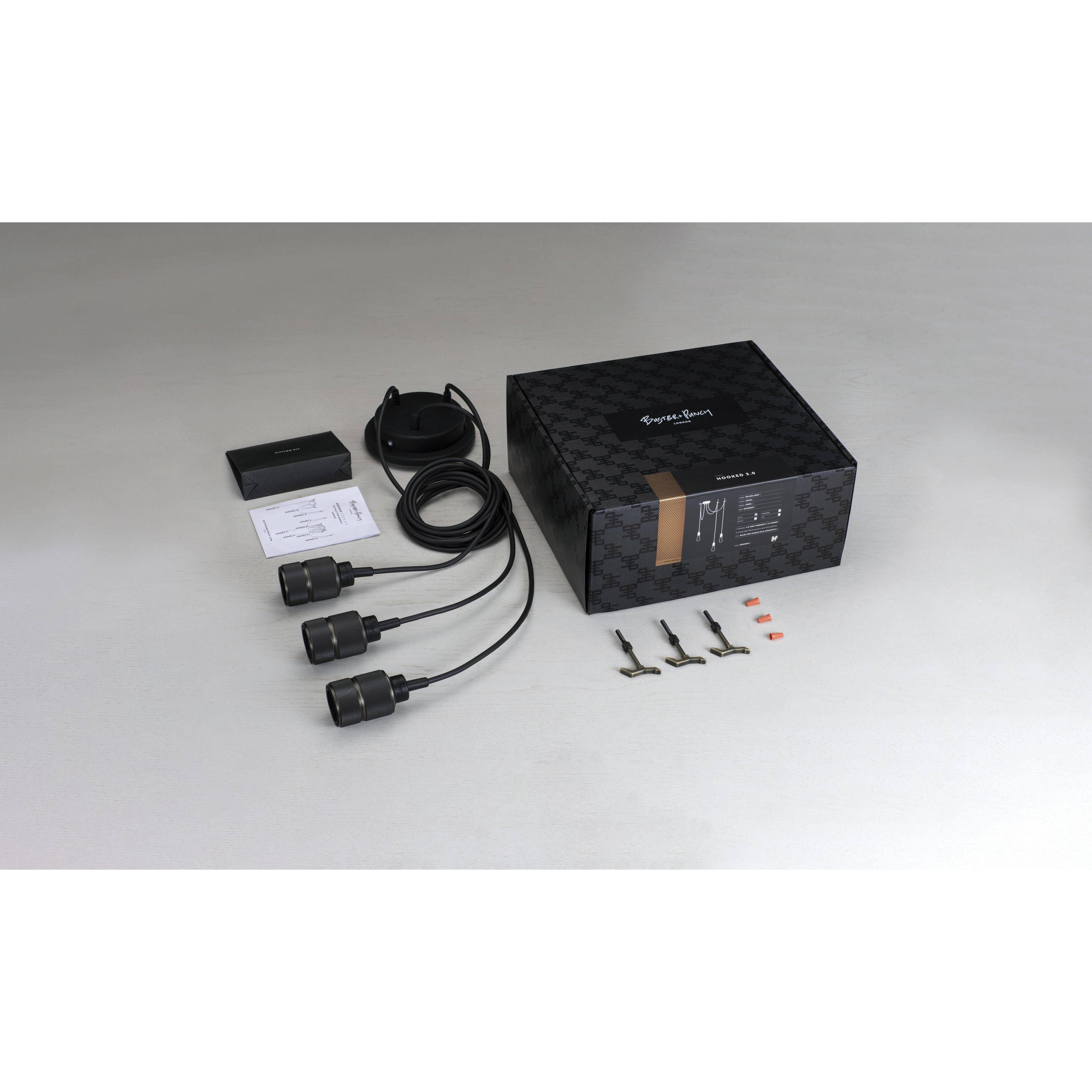 Hooked 3.0 LED 5.91 inch Smoked Bronze Pendant Ceiling Light, Nude