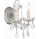 Maria Theresa Sconce Wall Light in Clear Italian, Polished Chrome
