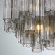 Addis 4 Light 17.75 inch Aged Brass Mini Chandelier Ceiling Light in Smoke