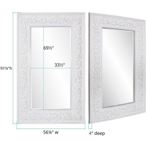 Cadence 91.75 X 56.25 inch White Mirror