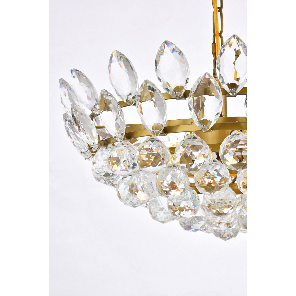 Emilia 5 Light 18 inch Brass Pendant Ceiling Light