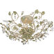Josie 5 Light 20.5 inch Champagne Green Tea Semi Flush Ceiling Light