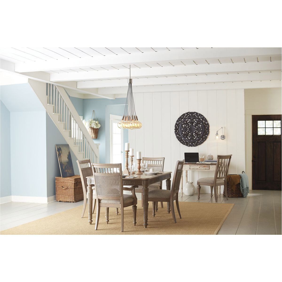 Cirro 9 Light 6.25 inch Brushed Nickel Pendant Ceiling Light