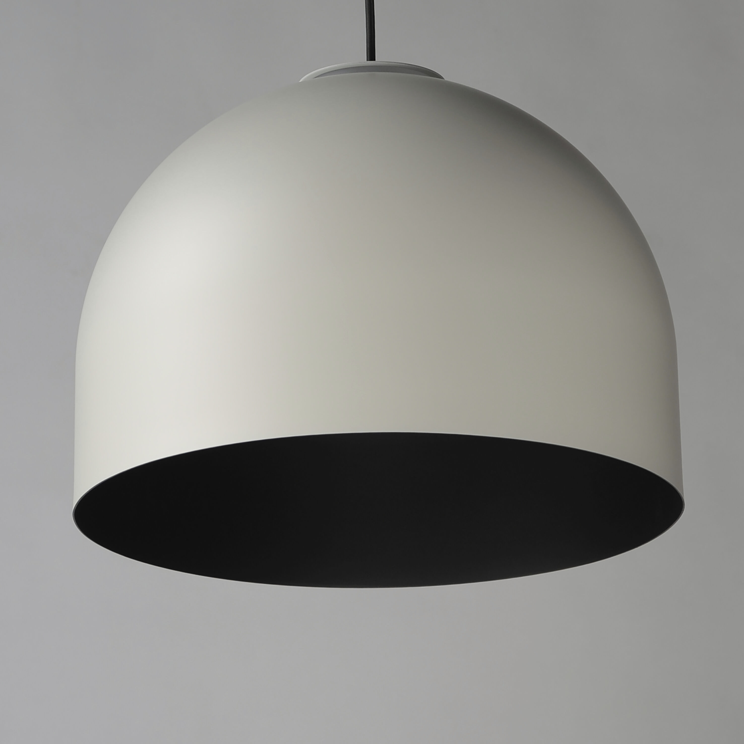 Foster LED 15.75 inch Black with Gold Single Pendant Ceiling Light in Gray and Black