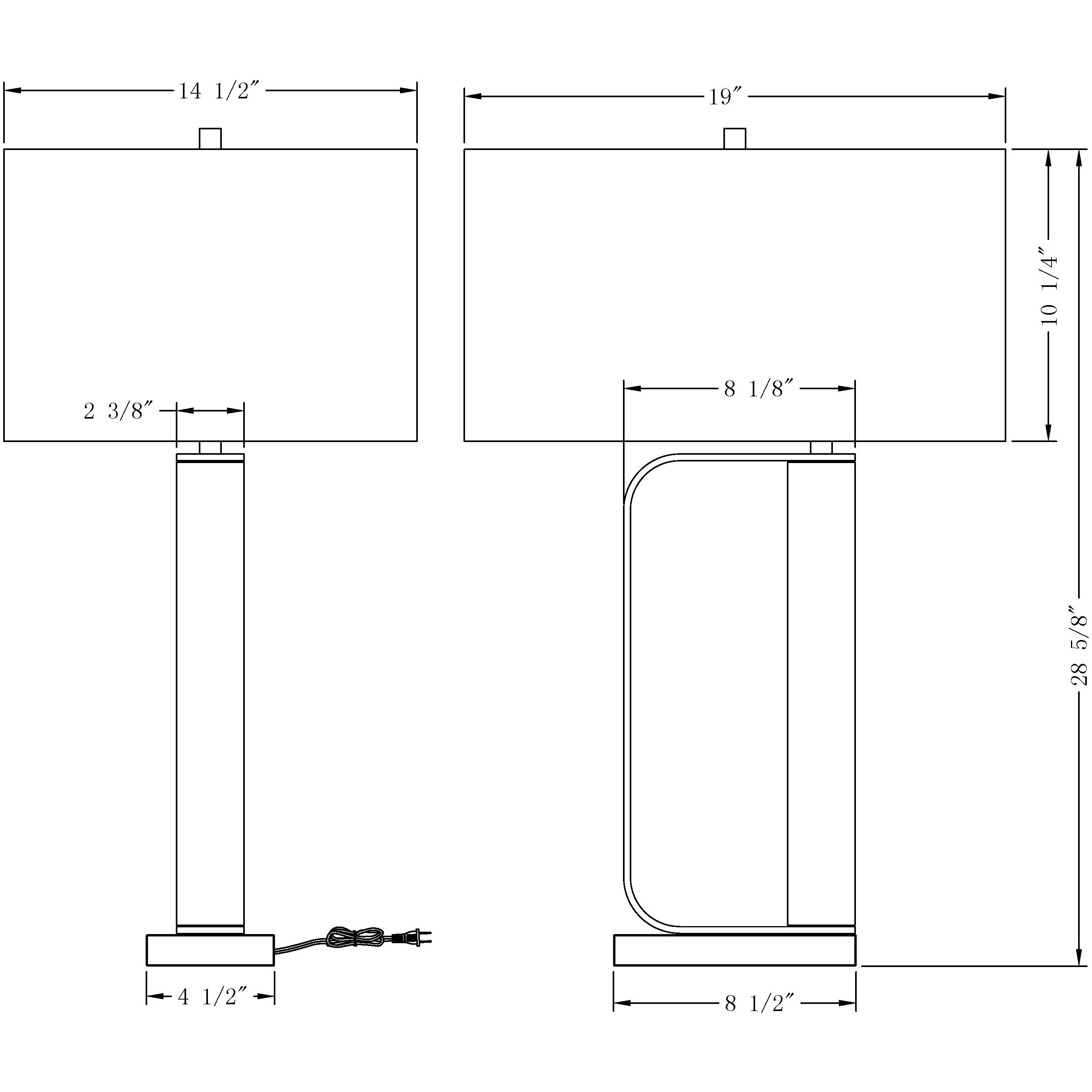 Abby 28.75 inch 150.00 watt Antique Brass Table Lamp Portable Light in Left