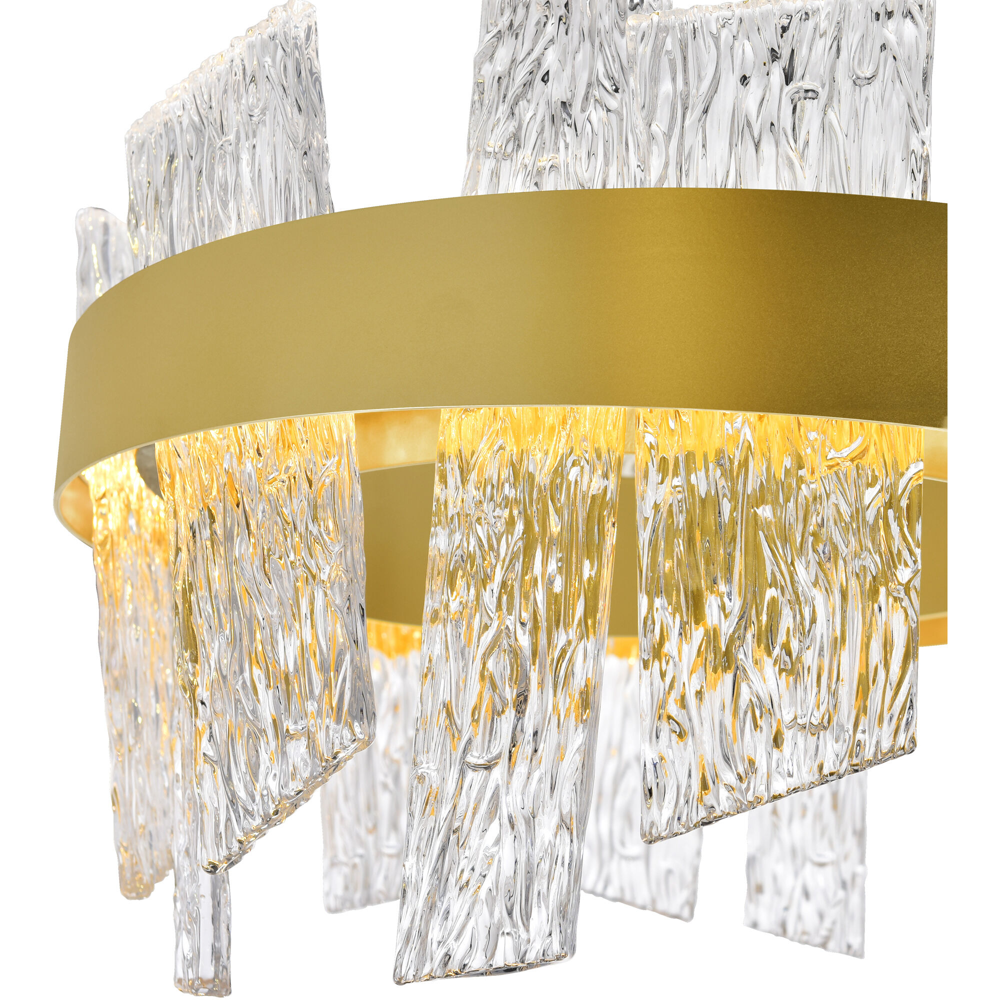 Guadiana LED 24 inch Satin Gold Chandelier Ceiling Light