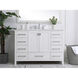 Irene 48 X 22 X 34 inch White Vanity Sink Set
