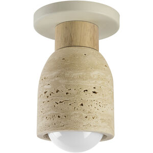 Pompeii 1 Light 4.75 inch Flush Mount