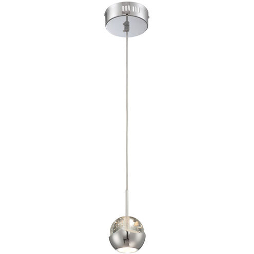 Draplin LED 5 inch Chrome Pendant Ceiling Light