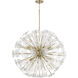 Emelie 8 Light 33 inch Matte Brass Chandelier Ceiling Light