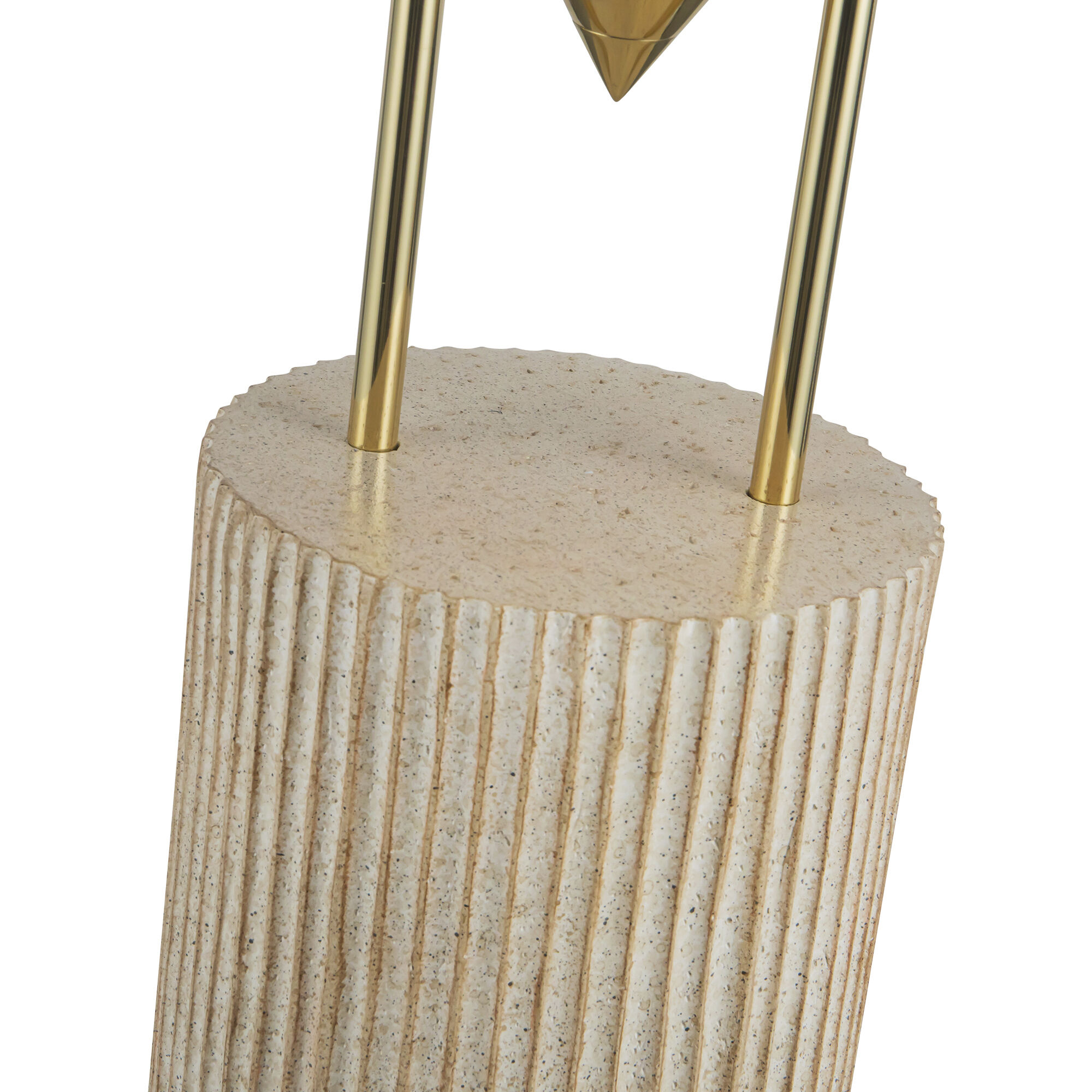 Versus 67.5 inch 180 watt Patina Brass Floor Lamp Portable Light in Brass Shade