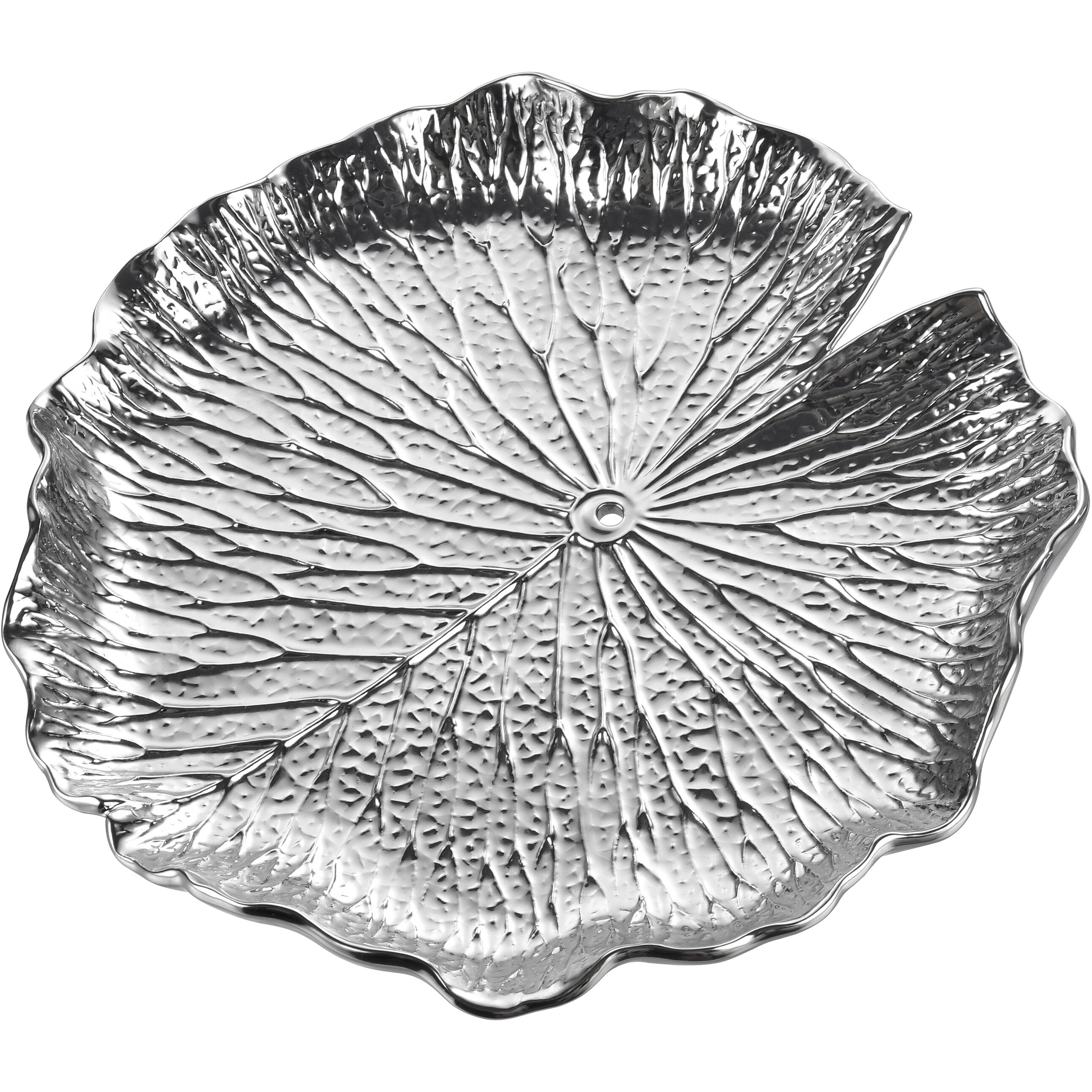 Lilypad Silver Dimensional Wall Art, Set of 4