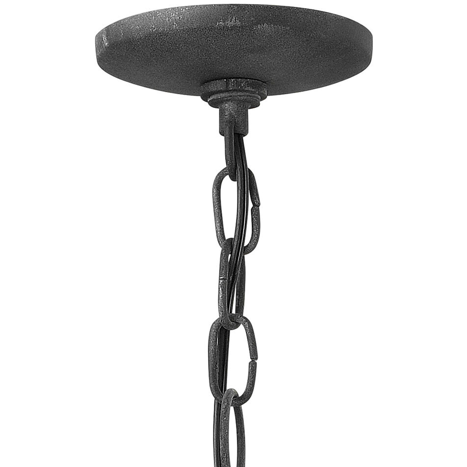 Cape Cod 1 Light 11 inch Aged Zinc Outdoor Hanging Lantern