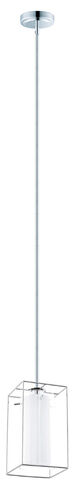 Loncino 1 1 Light 5.91 inch Chrome Mini Pendant Ceiling Light
