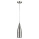 Prism 1 Light 3 inch Satin Nickel Pendant Ceiling Light