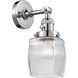 Franklin Restoration Colton LED 6 inch Polished Chrome Sconce Wall Light, Franklin Restoration