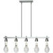 Apothecary 5 Light 40.5 inch Vintage Platinum Pendant Ceiling Light