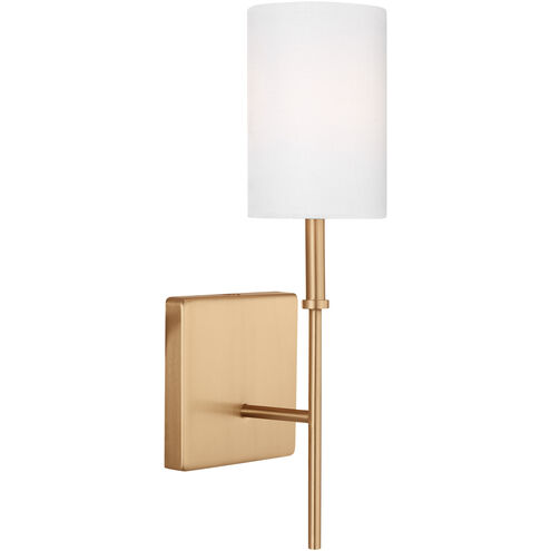 Foxdale 1 Light 5 inch Satin Brass Bath Vanity Wall Light