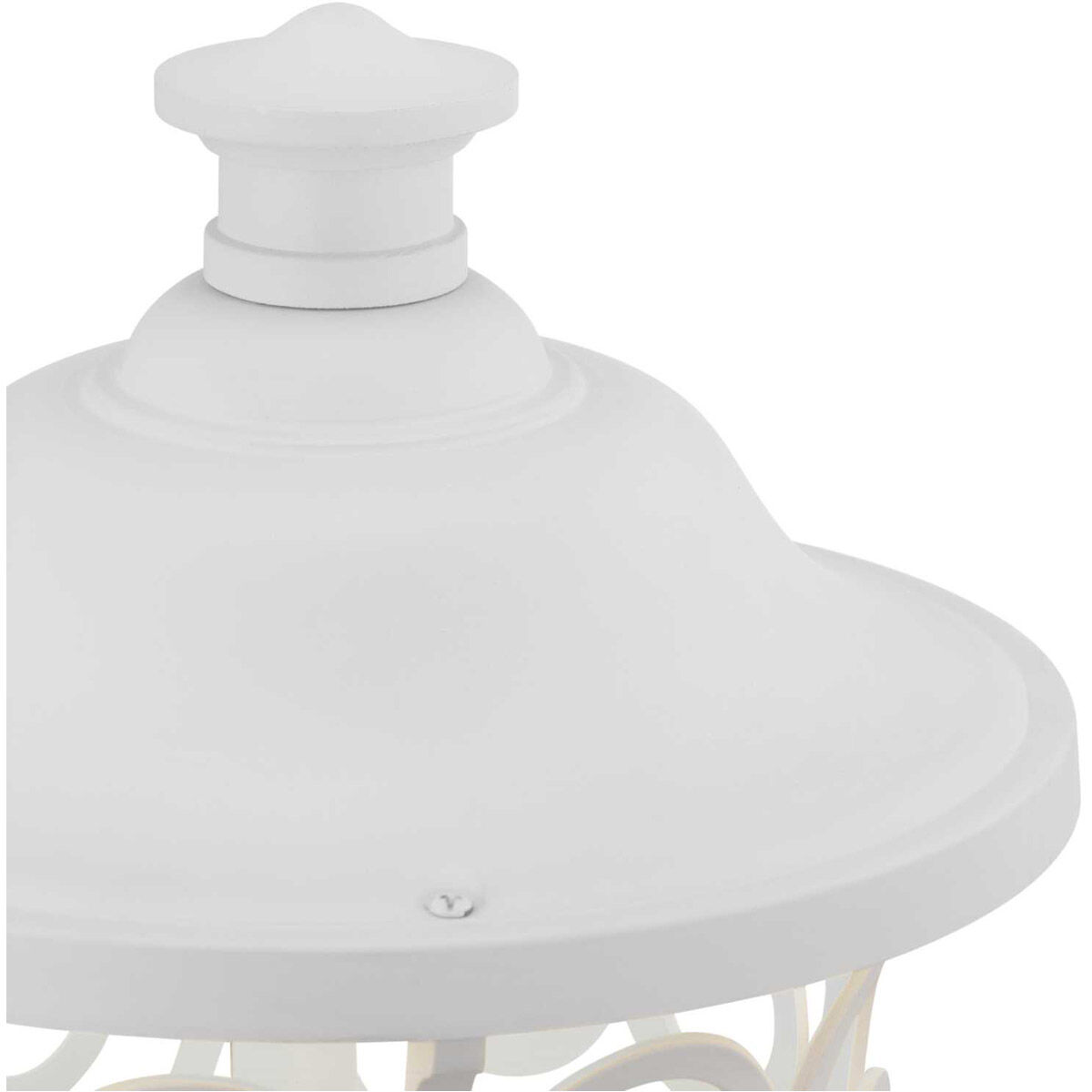 Leawood LED LED 18.88 inch White Outdoor Post Lantern, Design Series