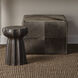 Leather and Hide 18 inch Grey Hide Ottoman