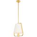 Marco 1 Light 13 inch Winter Brass Pendant Kitchen Pendant Ceiling Light