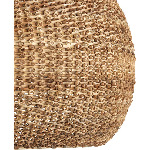 Boucle 6 Light 36 inch Natural/Beige Chandelier Ceiling Light