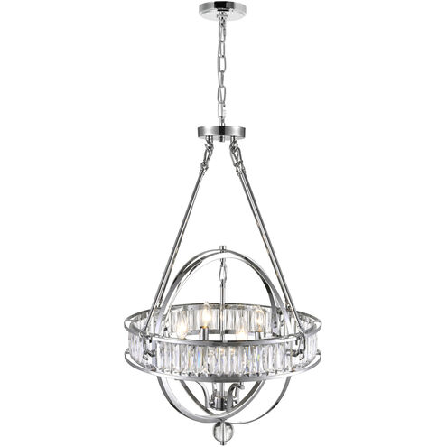 Arkansas 4 Light 20 inch Chrome Chandelier Ceiling Light